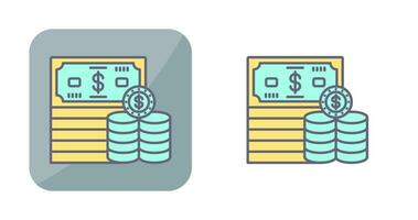 icône de vecteur d & # 39; argent