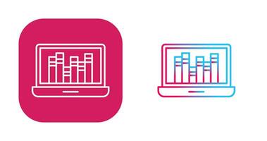 icône de vecteur de bibliothèque en ligne