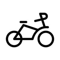 vélo icône ou logo isolé signe symbole vecteur illustration - collection de haute qualité noir style vecteur sur blanc Contexte
