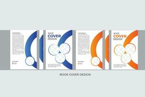 moderne livre couverture conception modèle. vecteur