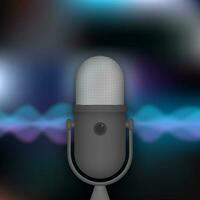 podcast. badge, icône timbre logo vecteur illustration