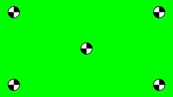 vert chromakey Piste indiquer. chromakey Contexte. vecteur Stock illustration