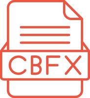 cbfx fichier format vecteur icône