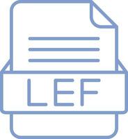 gauche fichier format vecteur icône