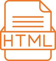 html fichier format vecteur icône