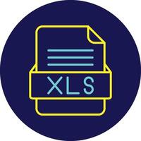 xls fichier format vecteur icône