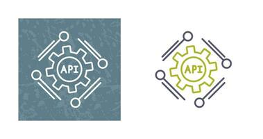 icône de vecteur api