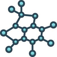 Couleur icône pour oxyde vecteur