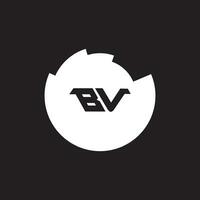 vb bv logo conception vecteur modèle