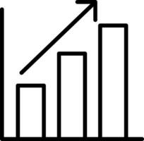 conception d'icône de vecteur de graphique à barres