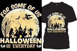 Halloween t chemise conception vecteur