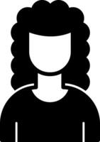 conception d'icône de vecteur de femme