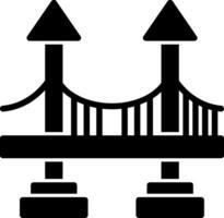 conception d'icône de vecteur de pont
