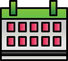 conception d'icône de vecteur de calendrier