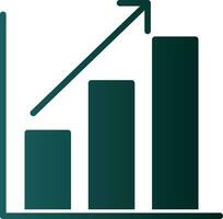 conception d'icône de vecteur de graphique à barres