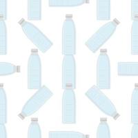 illustration sur le thème défini des bouteilles en plastique de types identiques vecteur