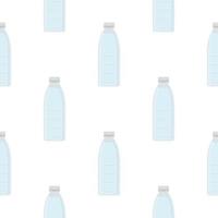 illustration sur le thème défini des bouteilles en plastique de types identiques vecteur