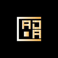 ada lettre logo vecteur conception, ada Facile et moderne logo. ada luxueux alphabet conception