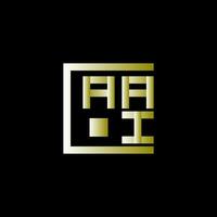 aai lettre logo vecteur conception, aai Facile et moderne logo. aai luxueux alphabet conception