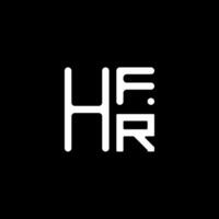 hfr lettre logo vecteur conception, hfr Facile et moderne logo. hfr luxueux alphabet conception