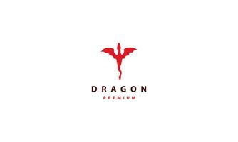 dragon tête logo conception modèle vecteur