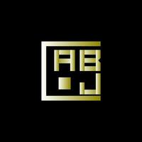 abj lettre logo vecteur conception, abj Facile et moderne logo. abj luxueux alphabet conception