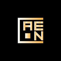 aen lettre logo vecteur conception, aen Facile et moderne logo. aen luxueux alphabet conception