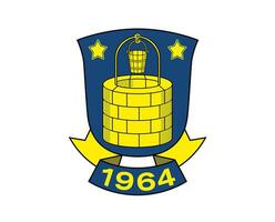 brondby si club logo symbole Danemark ligue Football abstrait conception vecteur illustration