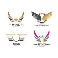 ailes logo symbole icône illustration vectorielle vecteur
