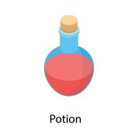 concepts de potion tendance vecteur