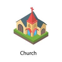 concepts d'église tendance vecteur