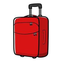 illustration graphique d'un sac de voyage vecteur