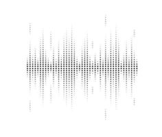 égaliseur pointillé abstrait. points verticaux. illustration vectorielle vecteur