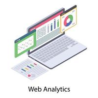 concepts d'analyse Web vecteur