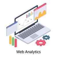 concepts d'analyse Web vecteur