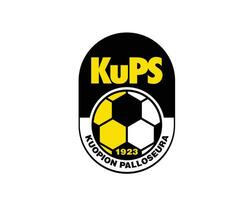 kuopion palloseura club symbole logo Finlande ligue Football abstrait conception vecteur illustration