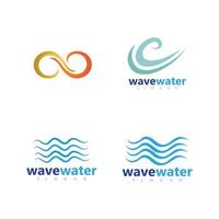 logo abstrait vagues d'éclaboussures d'eau vecteur