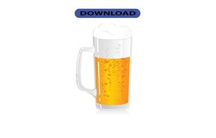 icône ou logo de bière pour le site Web d'entreprise et de grande taille vecteur
