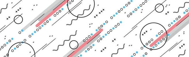 abstrait avec différentes formes géométriques - illustration vecteur