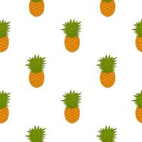 illustration sur le thème gros ananas transparent coloré vecteur