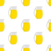 illustration sur le thème grande limonade colorée dans une cruche en verre vecteur