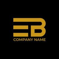 eb initiale lettre monogramme logo conception vecteur