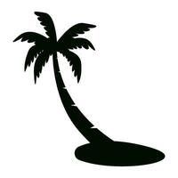 noix de coco arbre vecteur logo illustration