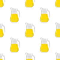 illustration sur le thème grande limonade colorée dans une cruche en verre vecteur