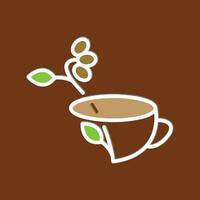 café logo conception avec Créatif et unique concept vecteur