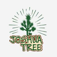 Joshua arbre vecteur parfait pour autocollant, imprimer, T-shirt conception , etc