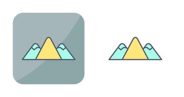 icône de vecteur de montagne