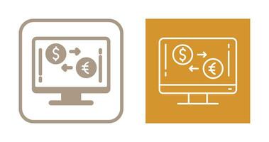 icône de vecteur de change de devises