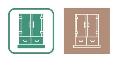icône de vecteur de tiroir d'armoire