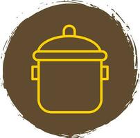 conception d'icône de vecteur de marmite